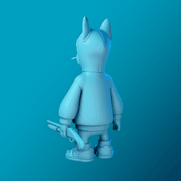 Pugly the delinquent 3d model