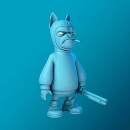 Pugly the delinquent 3d model