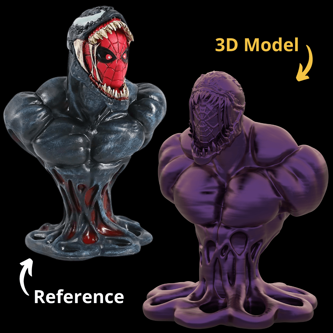 Spiderman  Venom.stl 3d model