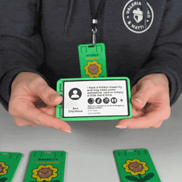 Sunflower Hidden Disability Badge / Card Holder 3d model