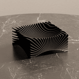 Two sided display bowl 3d model