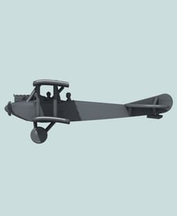 1:144 Aviatik C.III 3d model