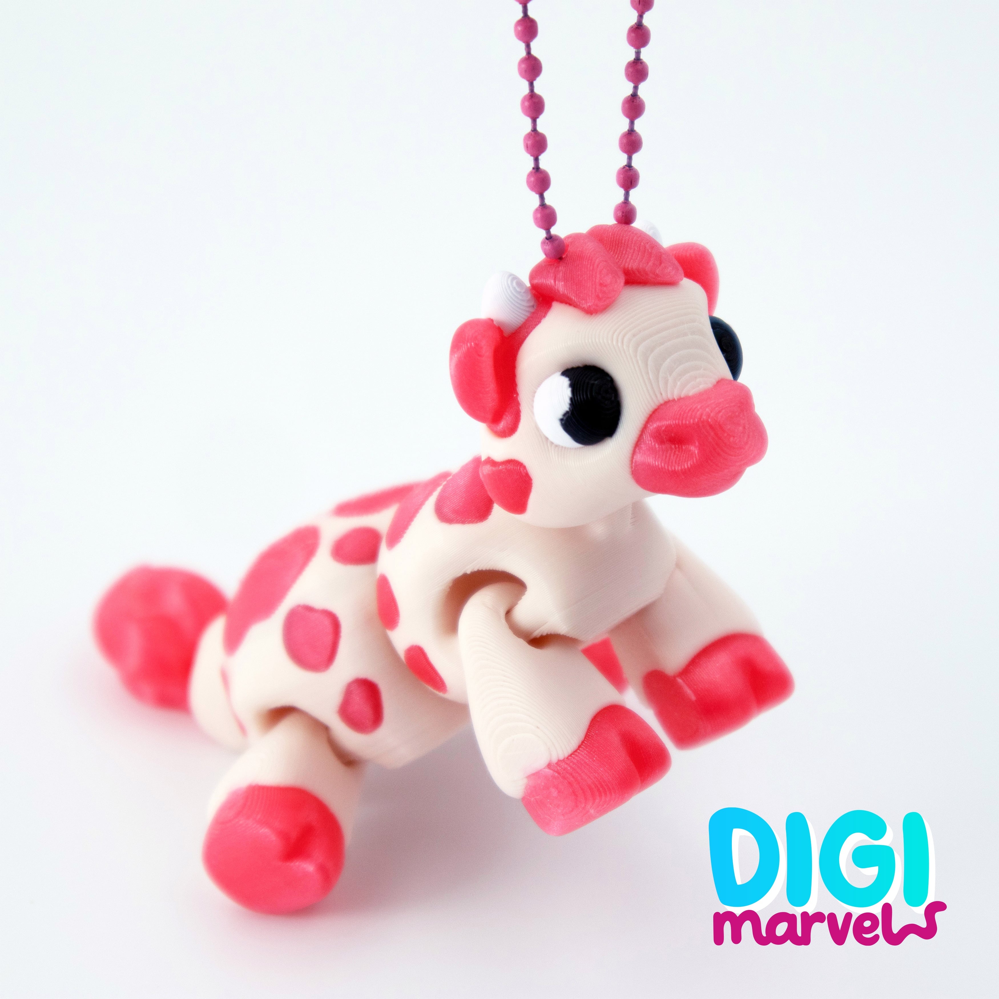 Baby Cow Flexi + Keychain 3d model
