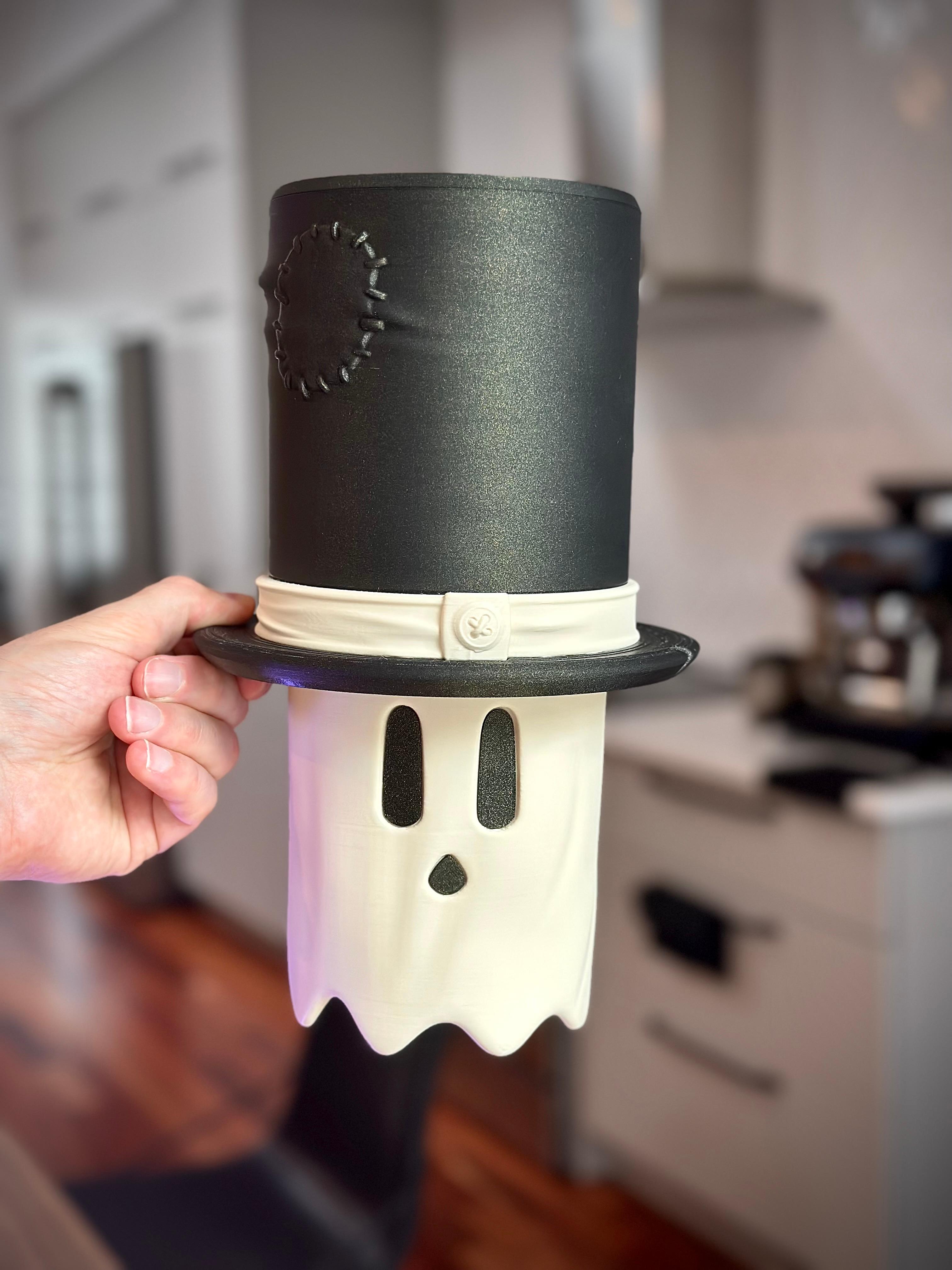 Halloween Top Hat Hidden Ghost 3d model