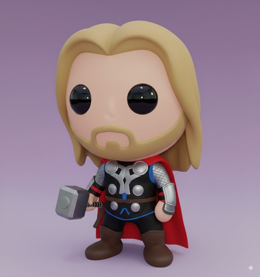 THOR KAWAII – COLLECTIBLE 3D FIGURE 3d model