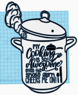 My cooking is so awesome even the smoke alarm cheers me on Funny, Funny wall art, Home Decor, Dual e 3d model
