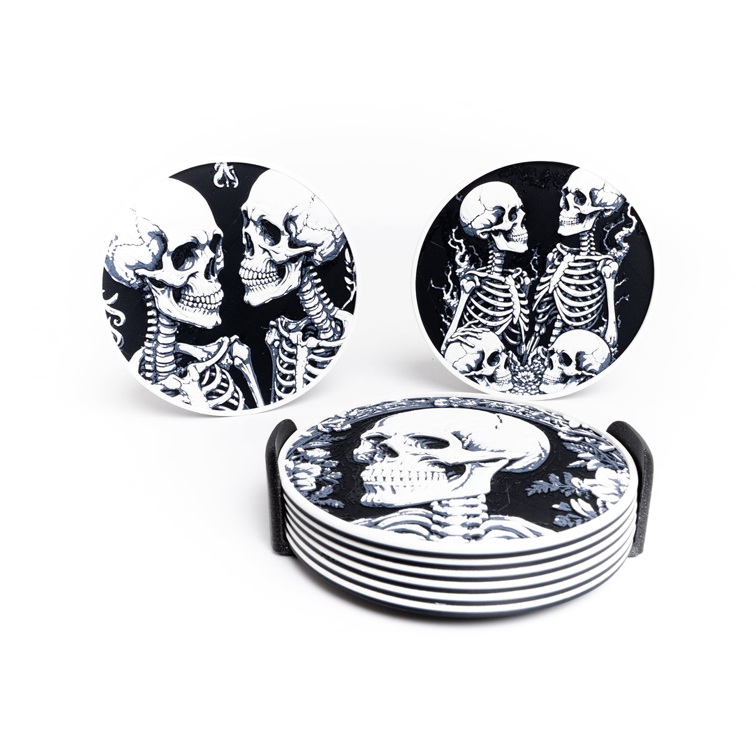 Skeleton Coasters 3d model