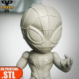 Spider-Man 2 PS5 Chibi STL for 3D Printing ChibiSTL 3DXM 3d model