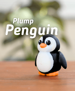 Plump Penguin - Articulated fidget Penguin 3d model