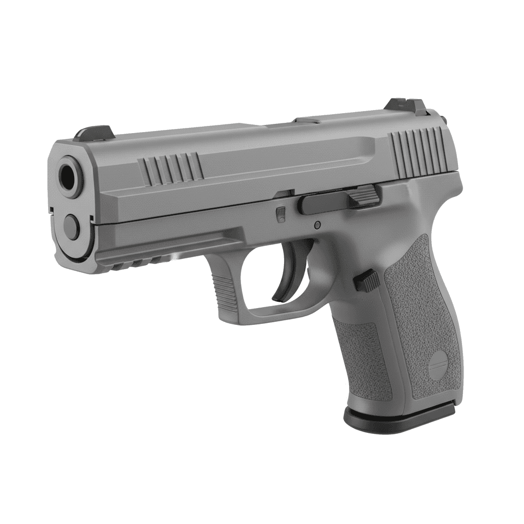 Walther PPS Slim Carry Handgun 3d model