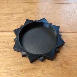 Sun & Flower Plant Pot Trays 3d model