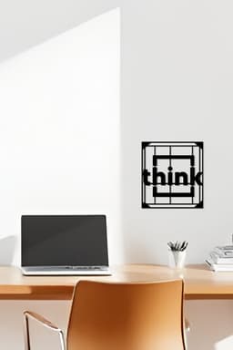 Think Wall Art, Wall Decor, Home Decor 3d model