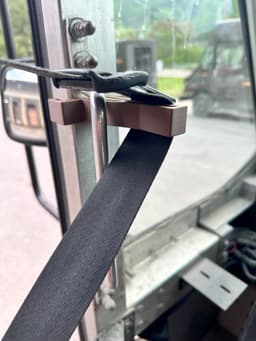 UPS Truck Seatbelt Hook 3d model