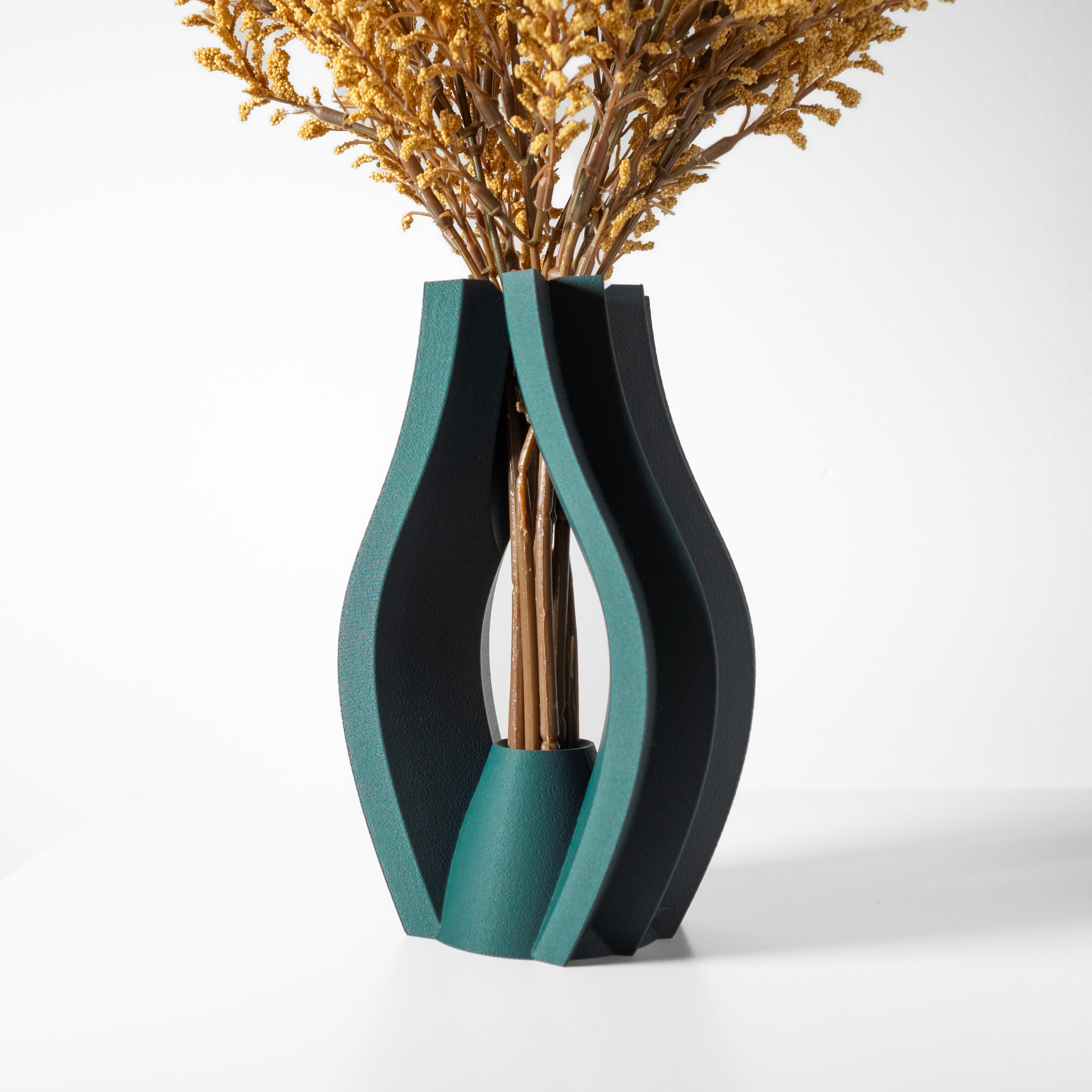 The Krono Vase, Modern and Unique Home Decor for Dried and Preserved Flower Arrangement | STL File 3d model