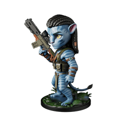 Jake Sully Avatar - Free Sample STL | Full 15-Character Bundle on Profile 3d model