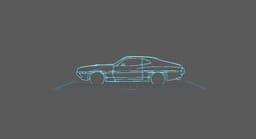 Ford - Grand Torino Wall Art 3d model
