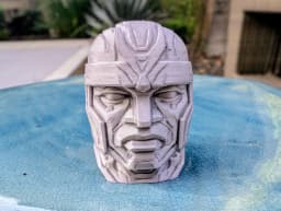 Olmec Prime - Futuristic Olmec Head Statue 3d model