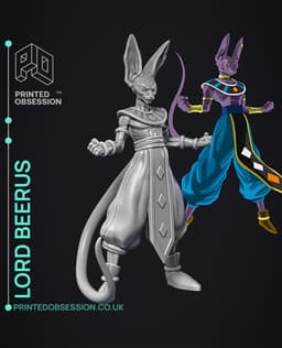 Lord Beerus - Dragon Ball - Fan Art 3d model