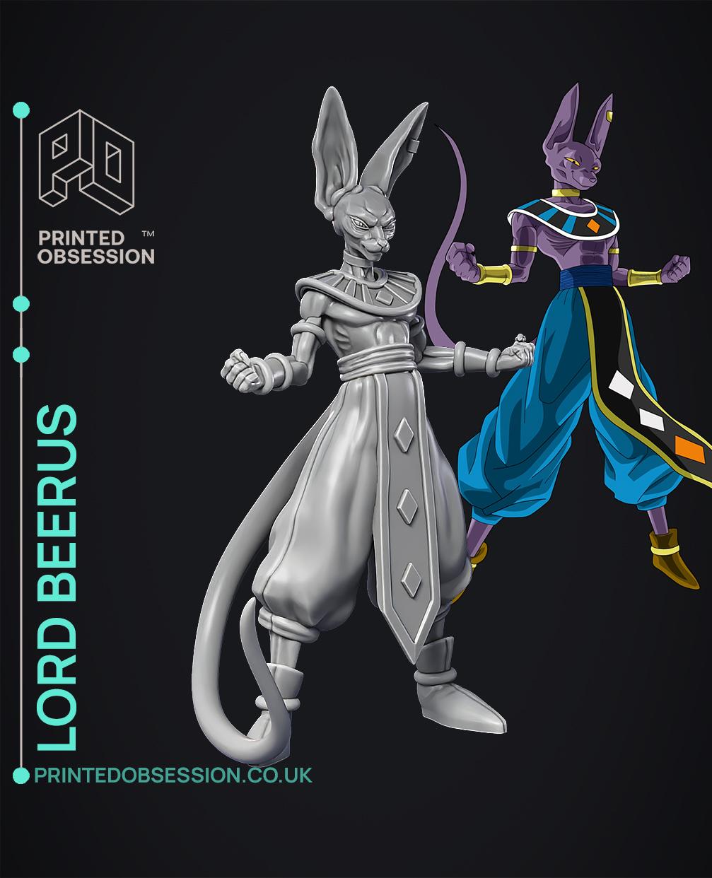 Lord Beerus - Dragon Ball - Fan Art 3d model