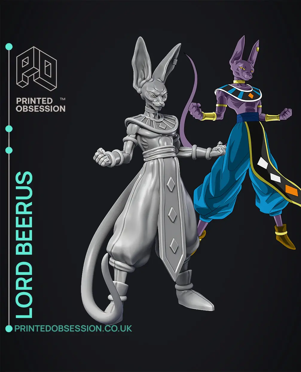 Lord Beerus - Dragon Ball - Fan Art 3d model