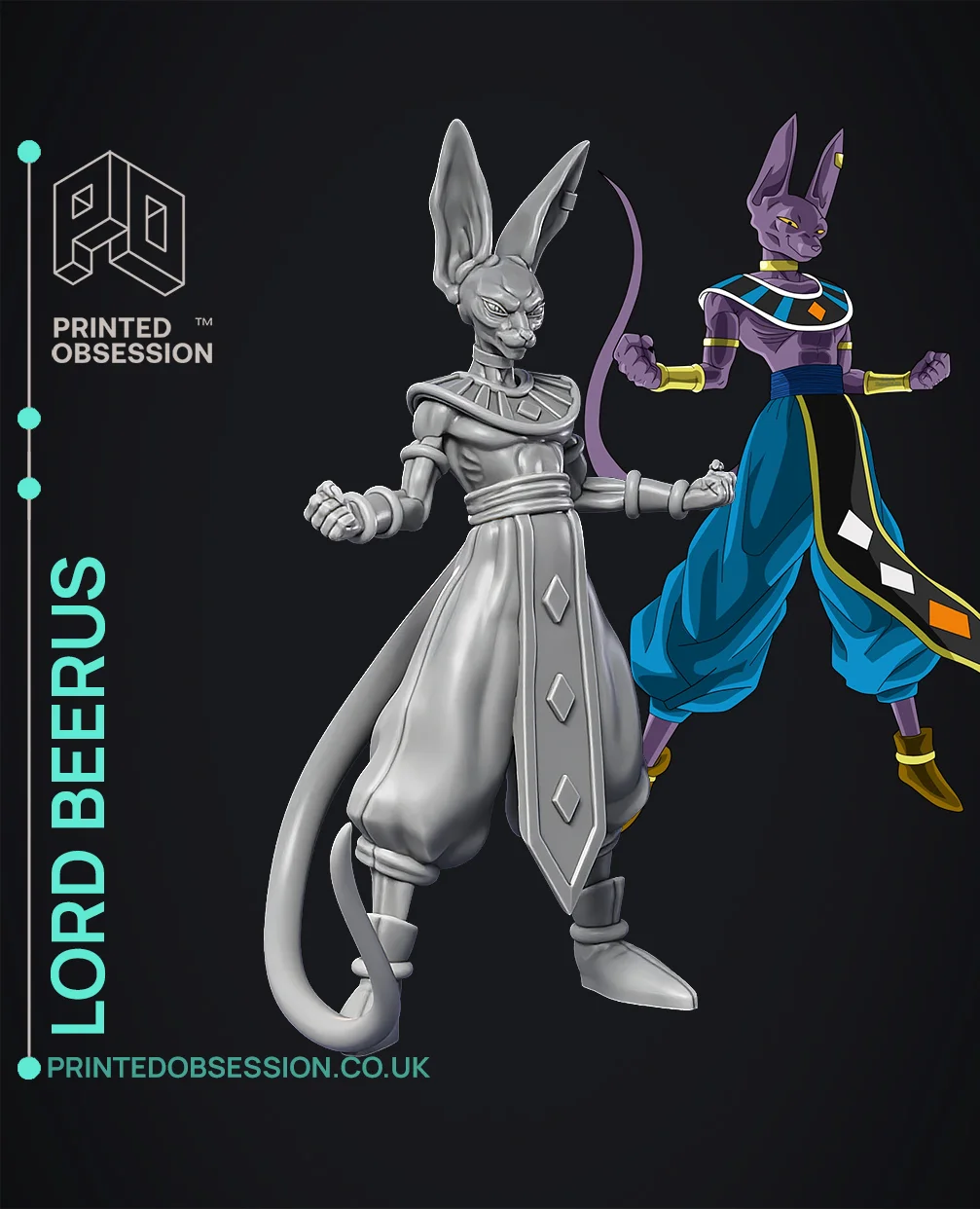 Lord Beerus - Dragon Ball - Fan Art 3d model