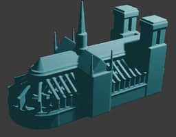 Notre-Dame de Paris 3d model