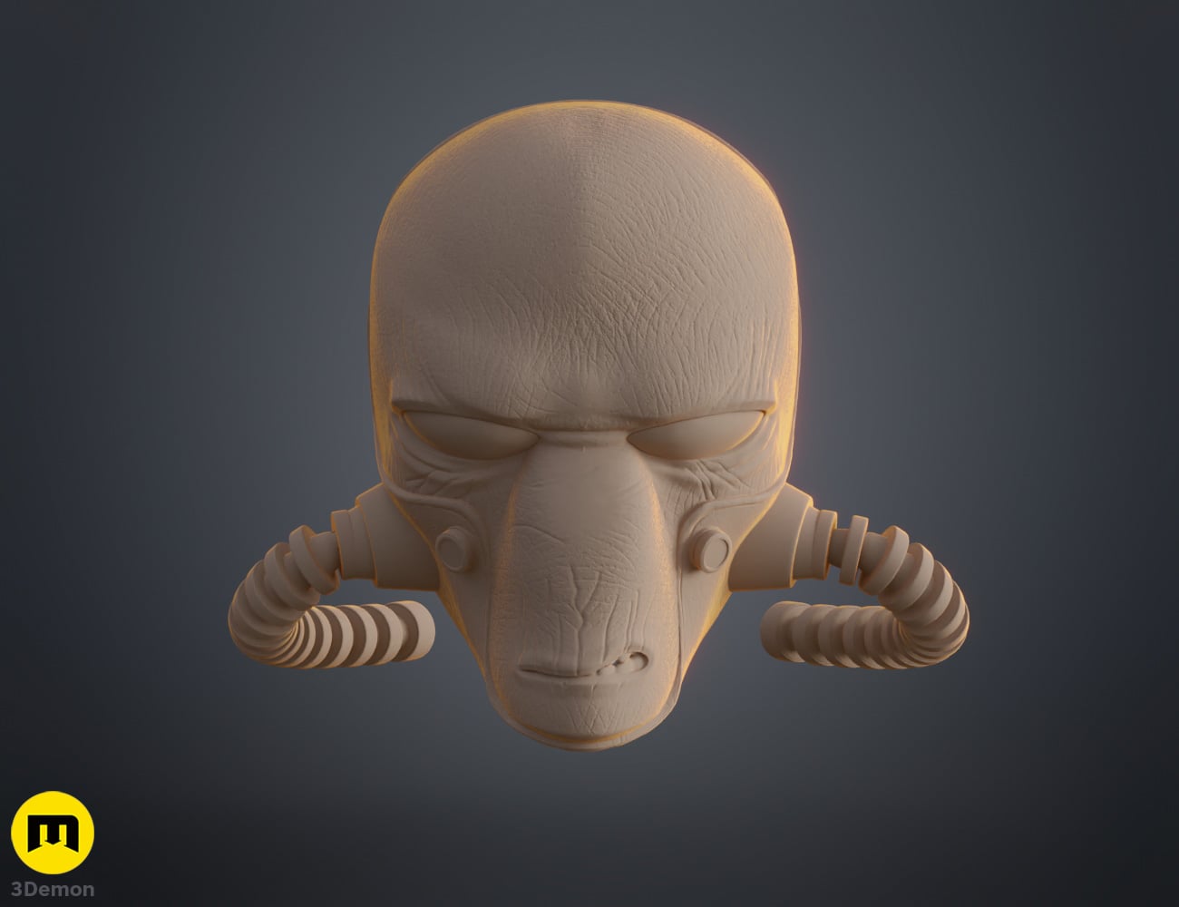 Cad Bane Mask - Clone Wars 3d model