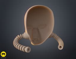 Cad Bane Mask - Clone Wars 3d model