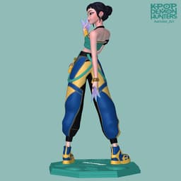 Zoey Kpop Demon Hunters 3d model