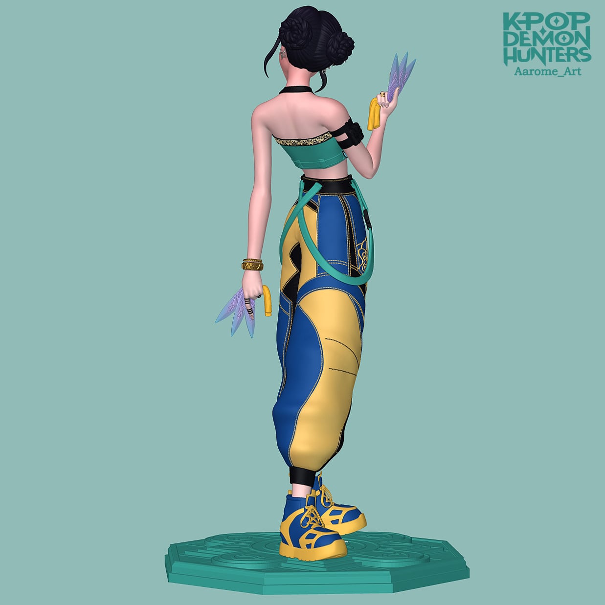 Zoey Kpop Demon Hunters 3d model