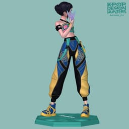 Zoey Kpop Demon Hunters 3d model