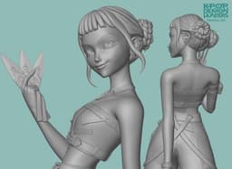Zoey Kpop Demon Hunters 3d model