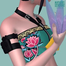Zoey Kpop Demon Hunters 3d model