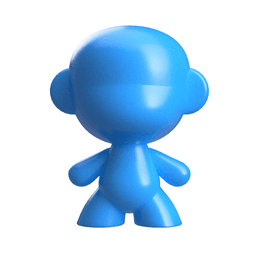 3D Printable Art Toy Figures Set - Bunny, Cat, Bear, Monkey, Human - For Commercial or Personal 3d model