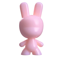 3D Printable Art Toy Figures Set - Bunny, Cat, Bear, Monkey, Human - For Commercial or Personal 3d model