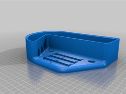 Electronics Enclosure w/built-in strain relief 3d model