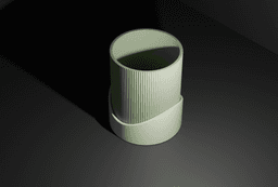 Planter - Cylinder Version 3d model