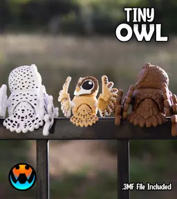 Tiny Owl 3d model