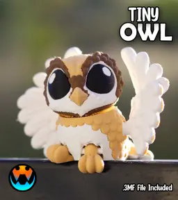 Tiny Owl 3d model
