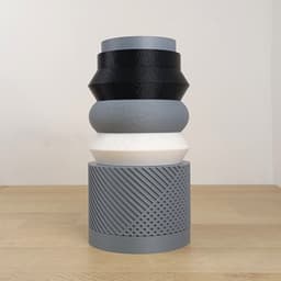 Vase modulable "Strata" 3d model
