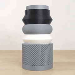 Vase modulable "Strata" 3d model