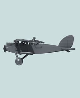 1:144 Halberstadt CL.II 3d model