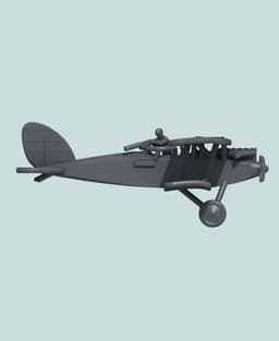 1:144 Halberstadt CL.II 3d model