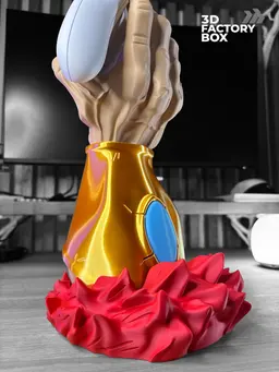 DIY Universal Gaming Controller Stand - Inspired by Prince Broly (Old Version) 3d model