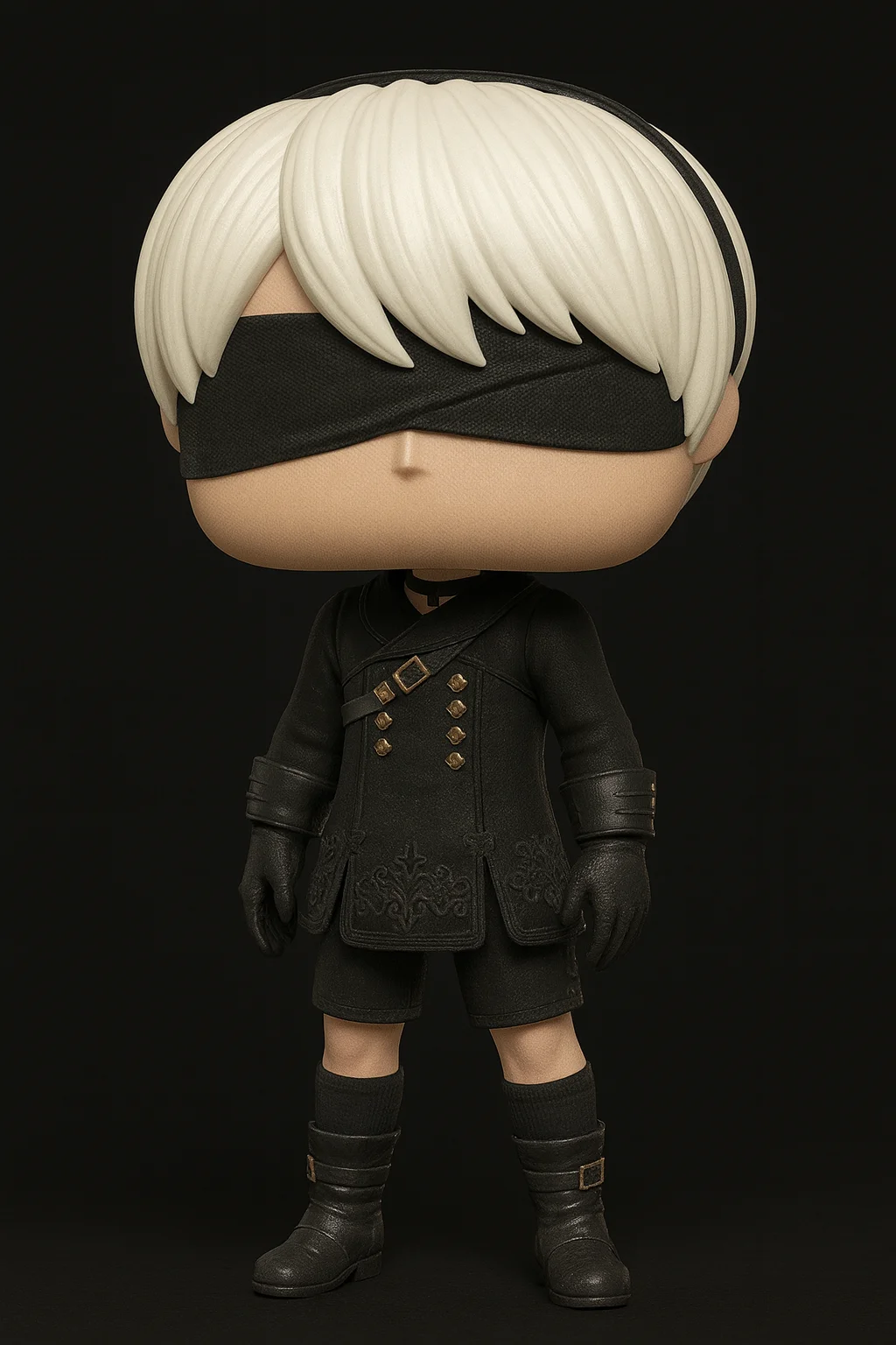 9S NIER AUTOMATA FUNKO POP STYLE – STL Fan Art Model 3d model