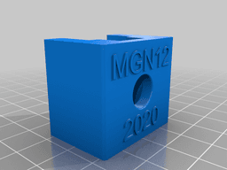 Linearrail Alignment for Aluminium Profiles 20x20 20x40 3d model
