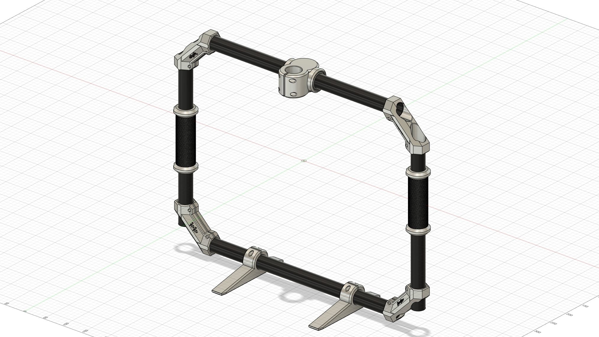 4592036_Gimbal_ring___Dual-handle_grip__Square_ring_-_useful_for_a_variety_of_grip_styles 3d model