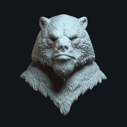 Urthak v1 (actiong figure head) 3d model