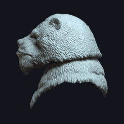 Urthak v1 (actiong figure head) 3d model