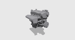 MULTISCALE JDM Garage Essentials: RB26 Engine + Stand + Hydraulic Hoist | 1/64 to 1/10 Multi-Scale | 3d model